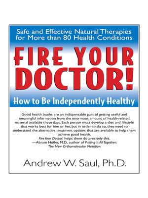 cover image of Fire Your Doctor!